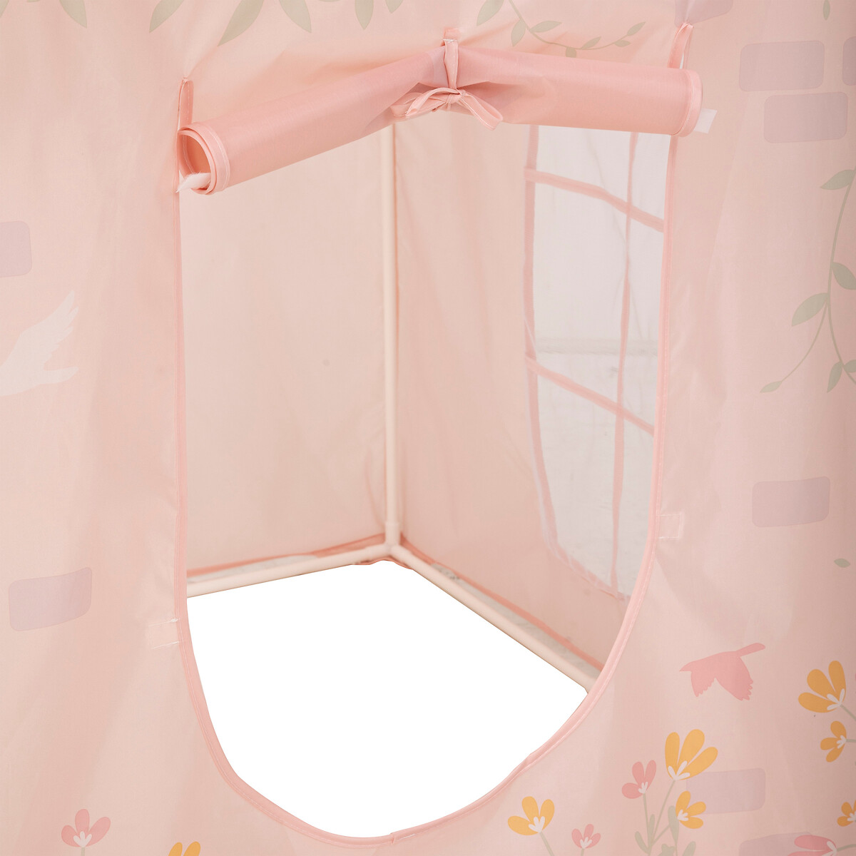 Tenda pop-up castelo rosa