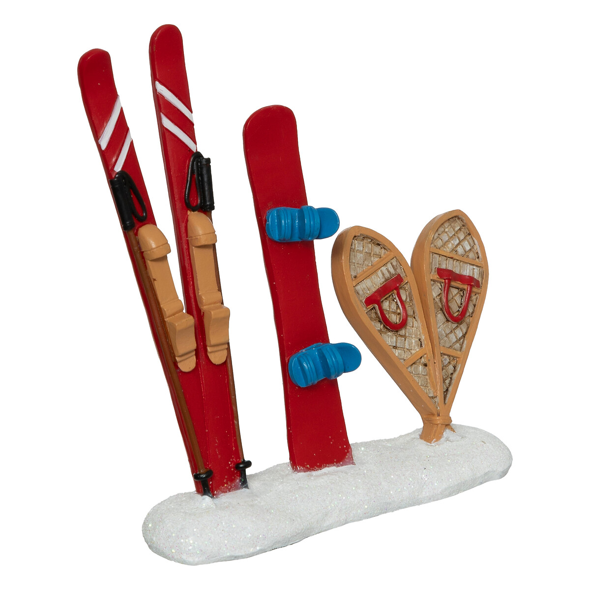 Conjunto de acess&oacute;rios ski para aldeia de natal