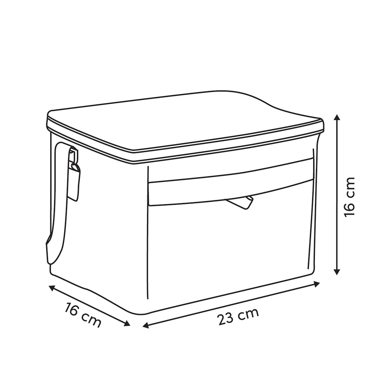 Lancheira t&eacute;rmica bege 6,5l