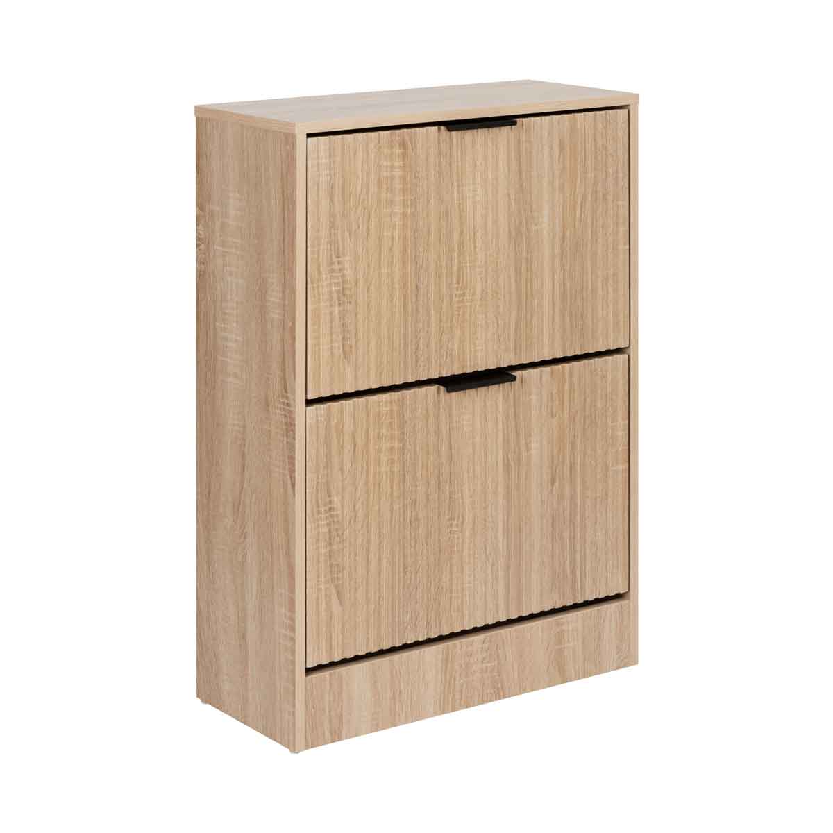 Sapateira com duas gavetas LINE natural