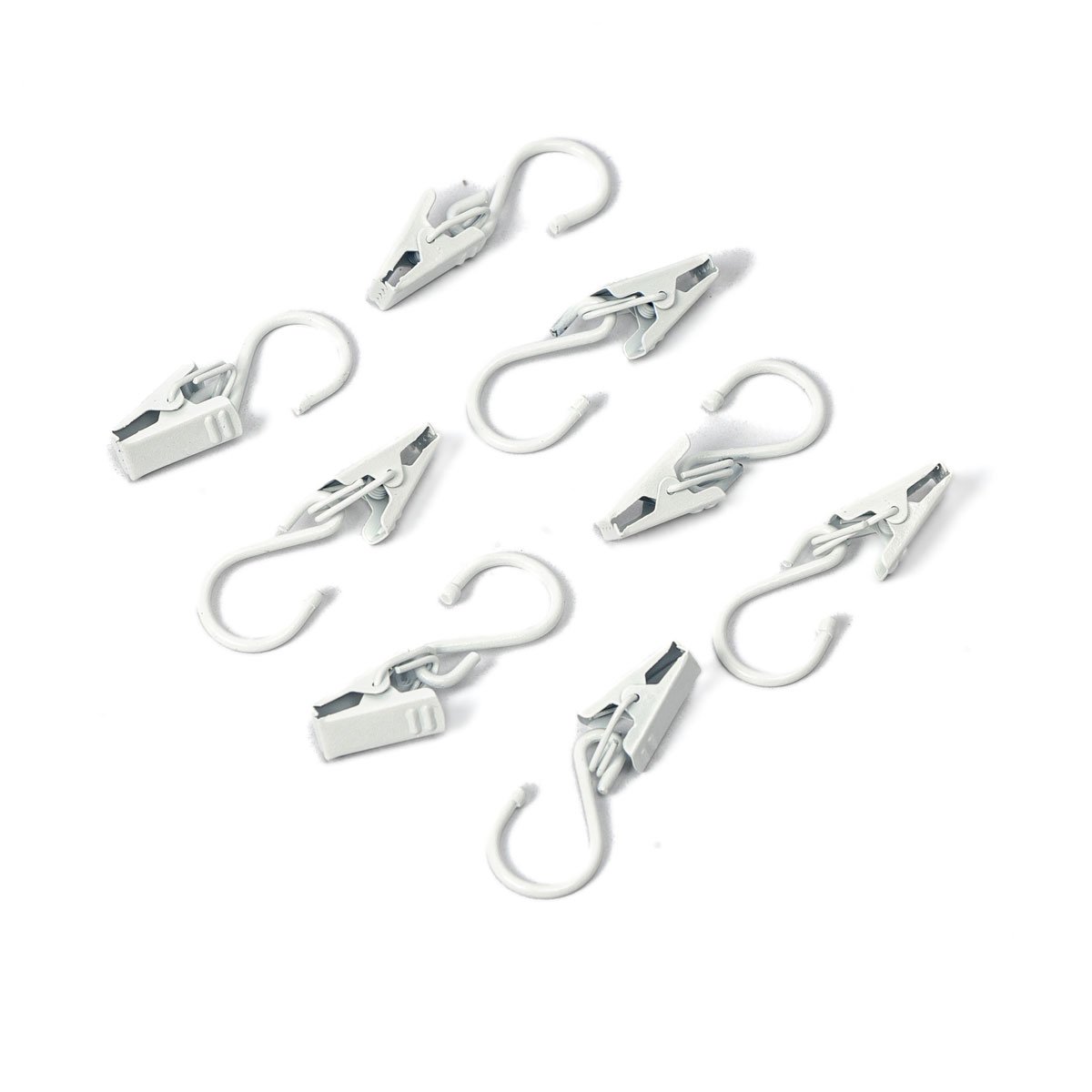 Conjunto de 8 molas brancas para argola