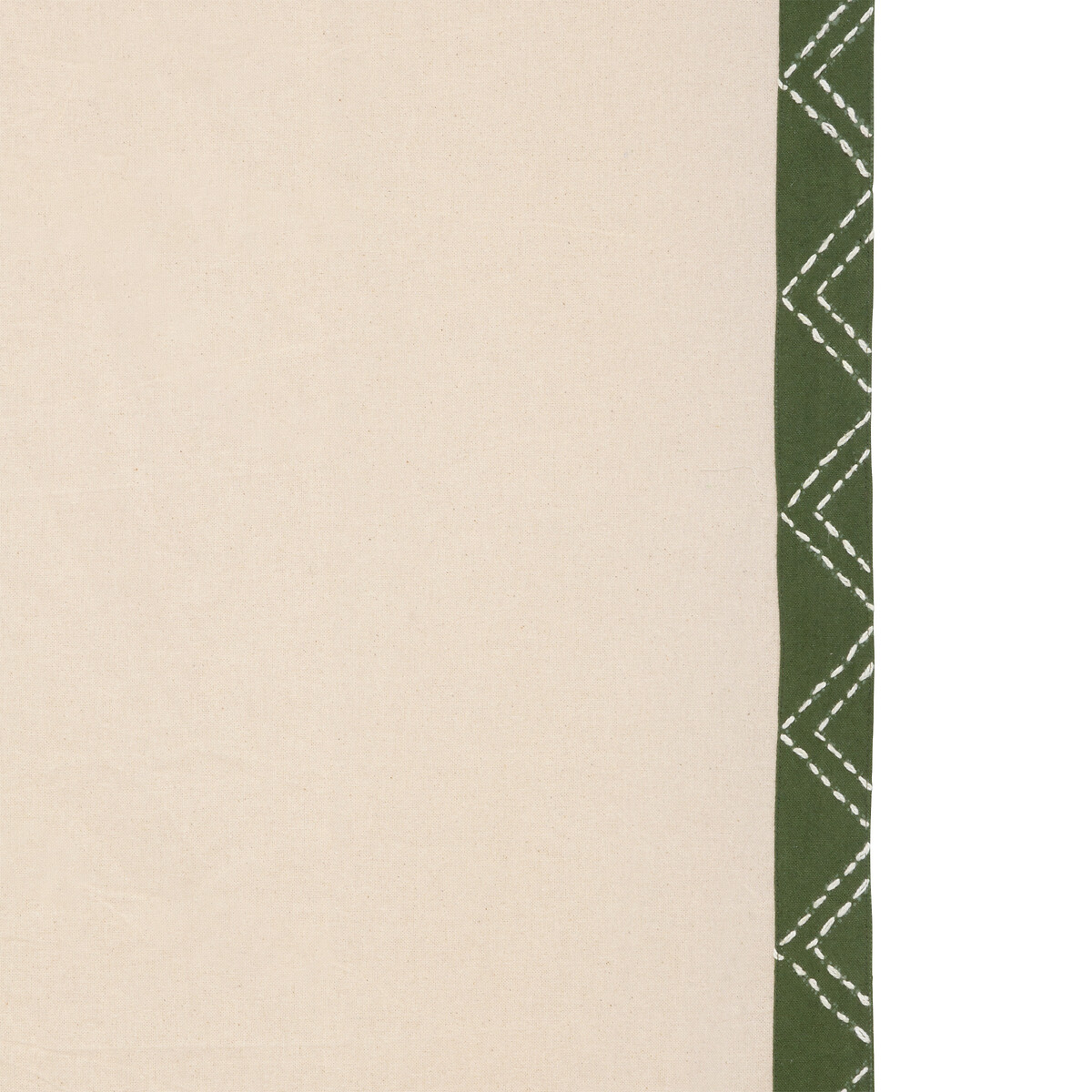 Cortina EXOTIC PANAMA bege e verde caqui 140x260cm