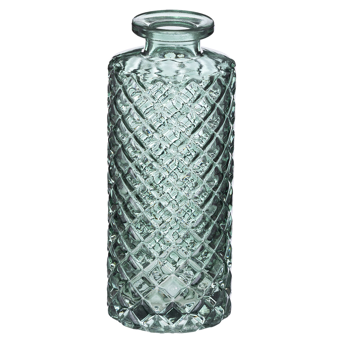 Conjunto de 3 jarras ESTRIADO verde em vidro