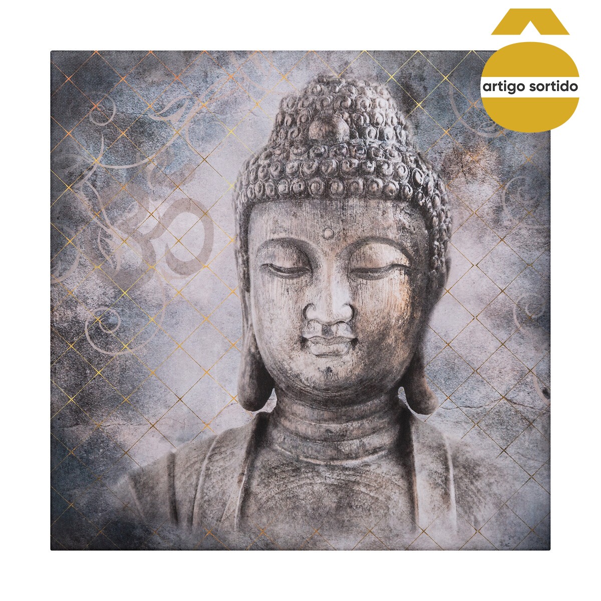 Quadro decorativo buda 38x38cm
