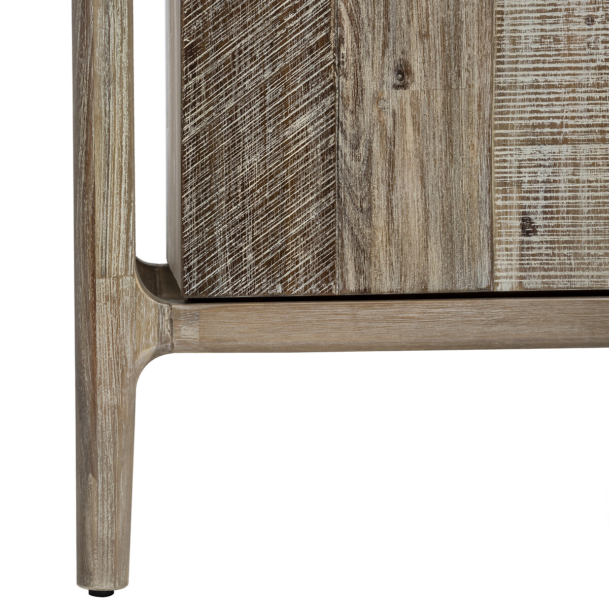 Aparador BANILA castanho com 3 portas em madeira acácia