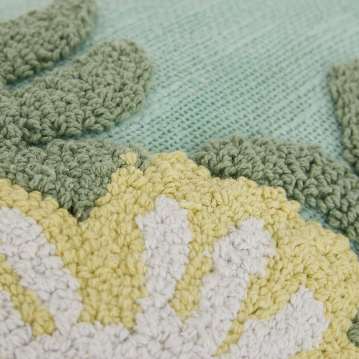 Almofada FLEURS SAUVAGES verde 30x40cm