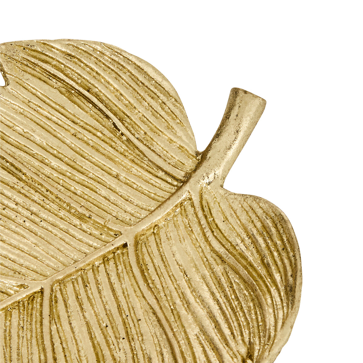 Despeja bolsos em forma de folha BELLI dourado 25cm