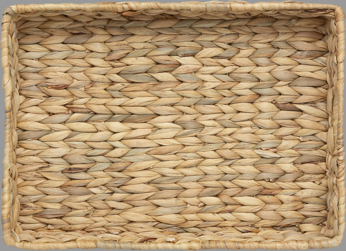 Tabuleiro retangular HARMONY bege em juta