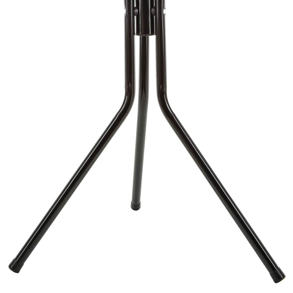 Cabide com pé em metal com 8 ganchos