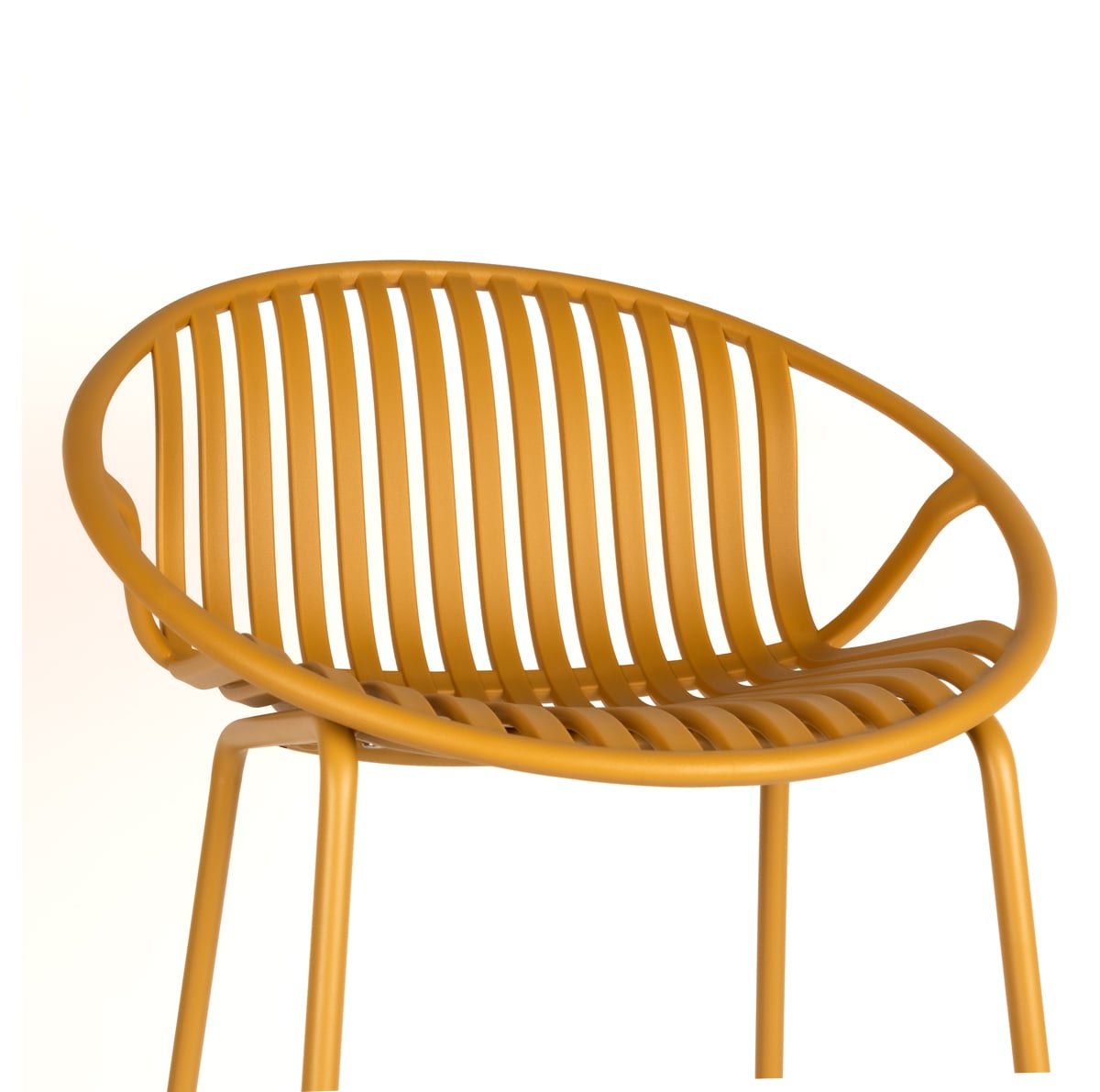 Banco bar CLAY amarelo 99cm