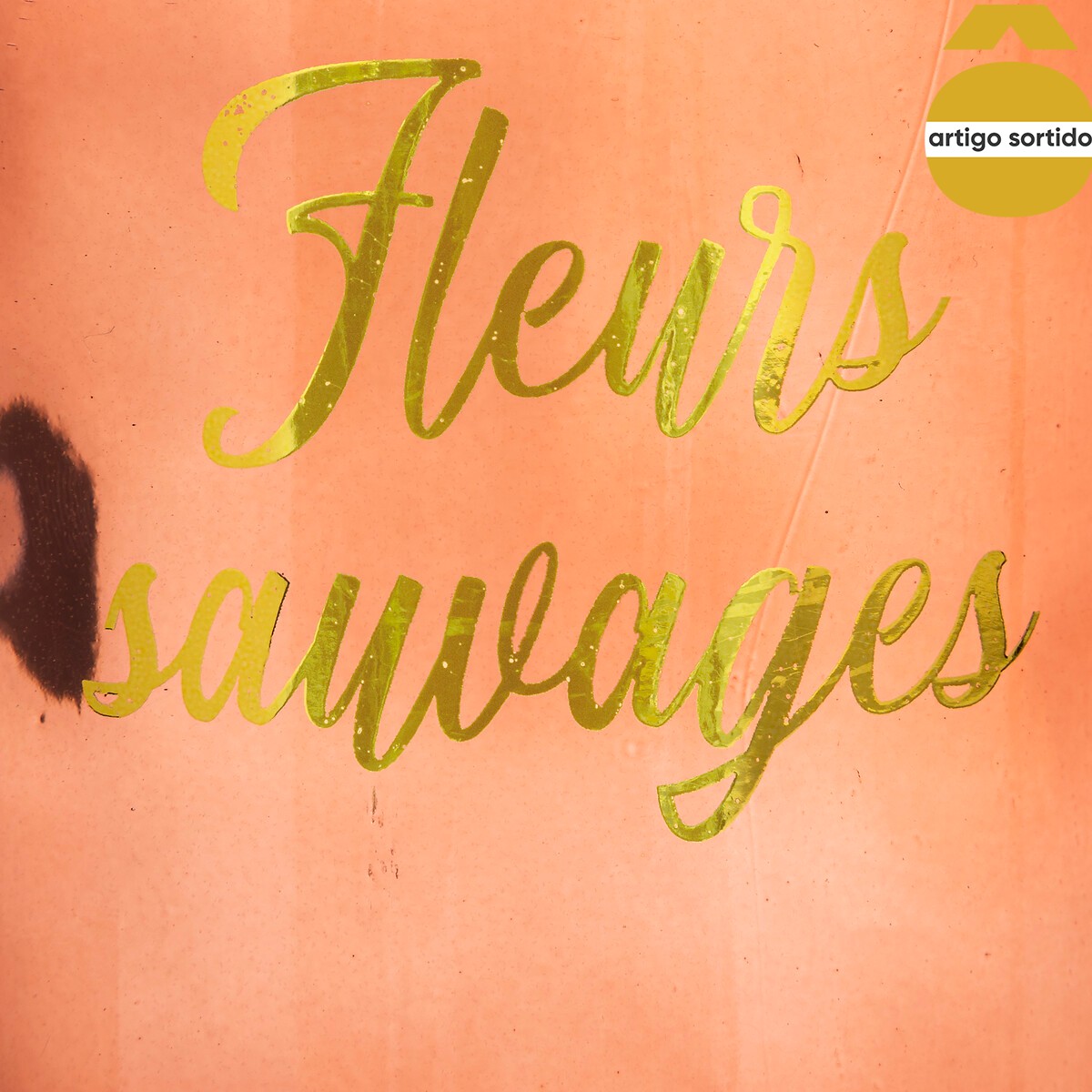 Jarra de vidro com mensagem