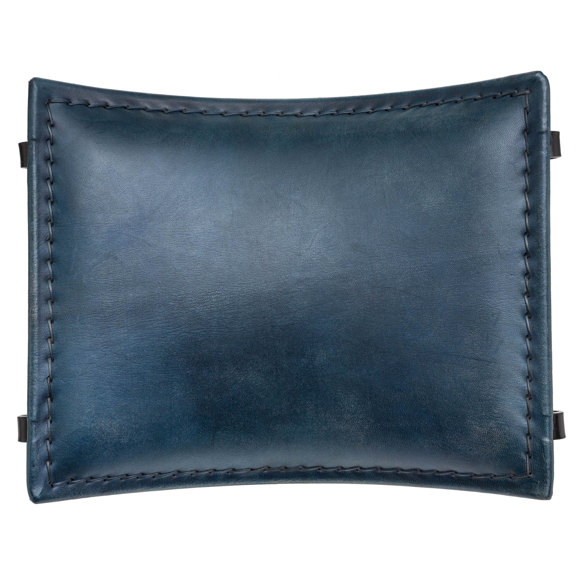 Banco De Apoio Azul Em Ferro 50X40X47Cm