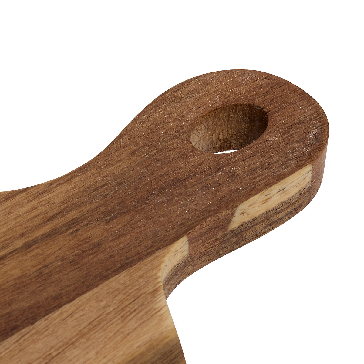 T&aacute;bua corte bege em madeira ac&aacute;cia