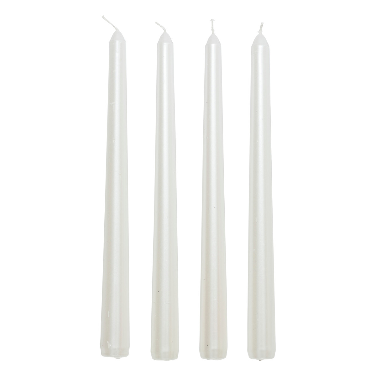 Conjunto de 4 velas branco