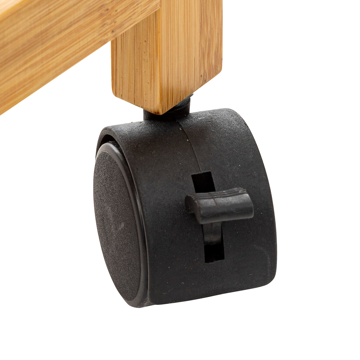 Cesto wc com rodas em bambu 52l