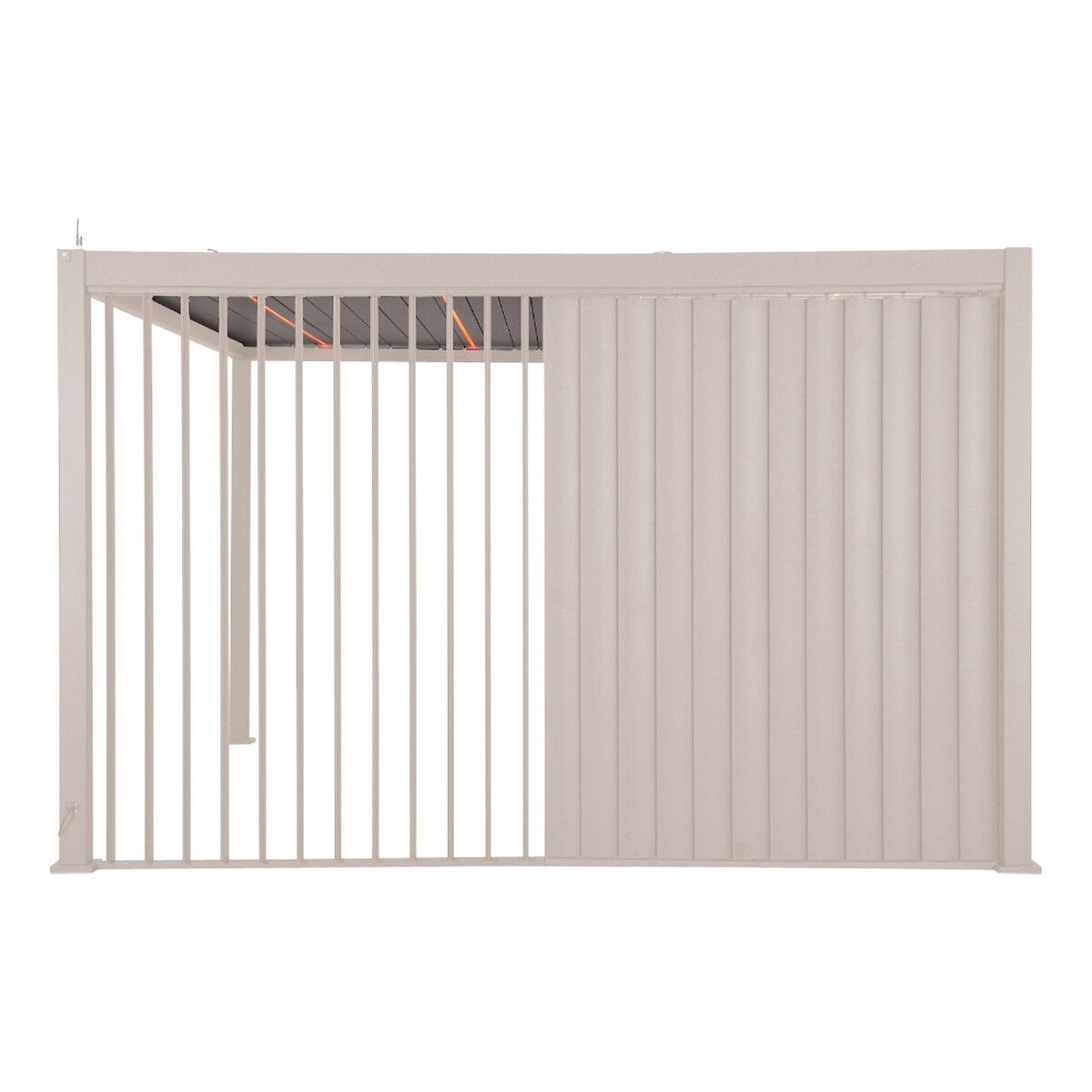 Persiana vertical argile para p&eacute;rgola &Eacute;VORA 3m