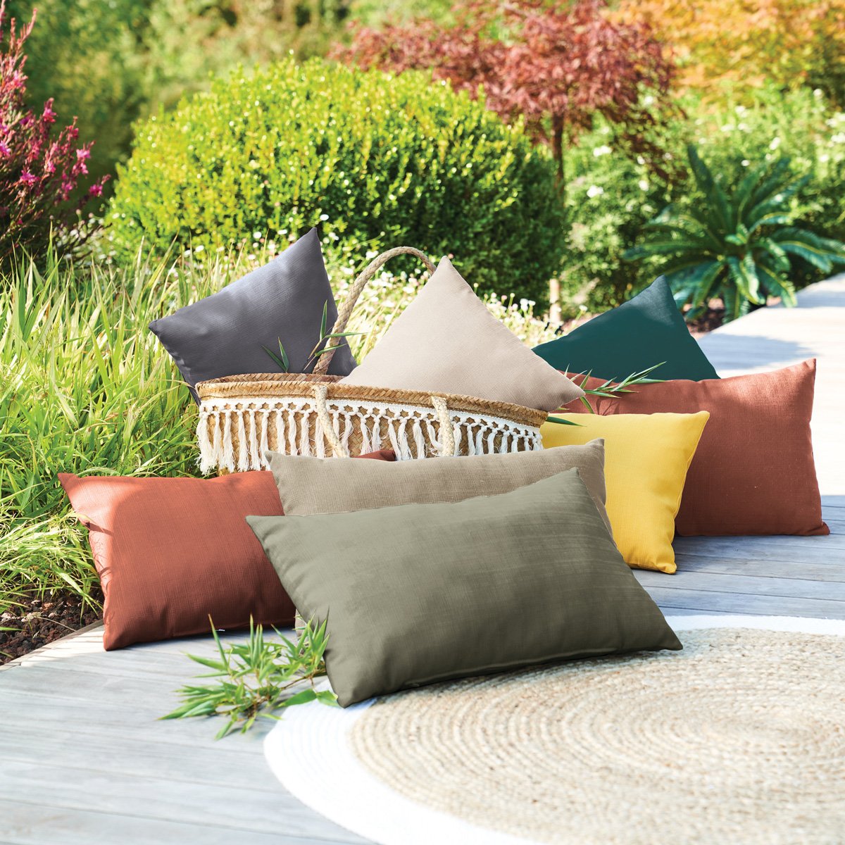 Almofada De Exterior Korai Cinza Ard&oacute;sia