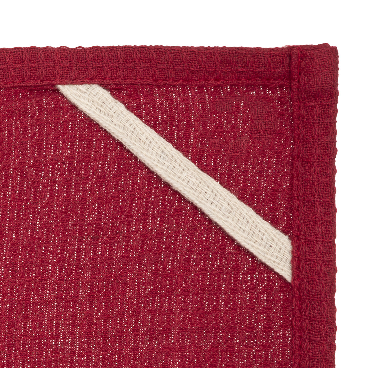 Conjunto de 3 panos de cozinha vermelho