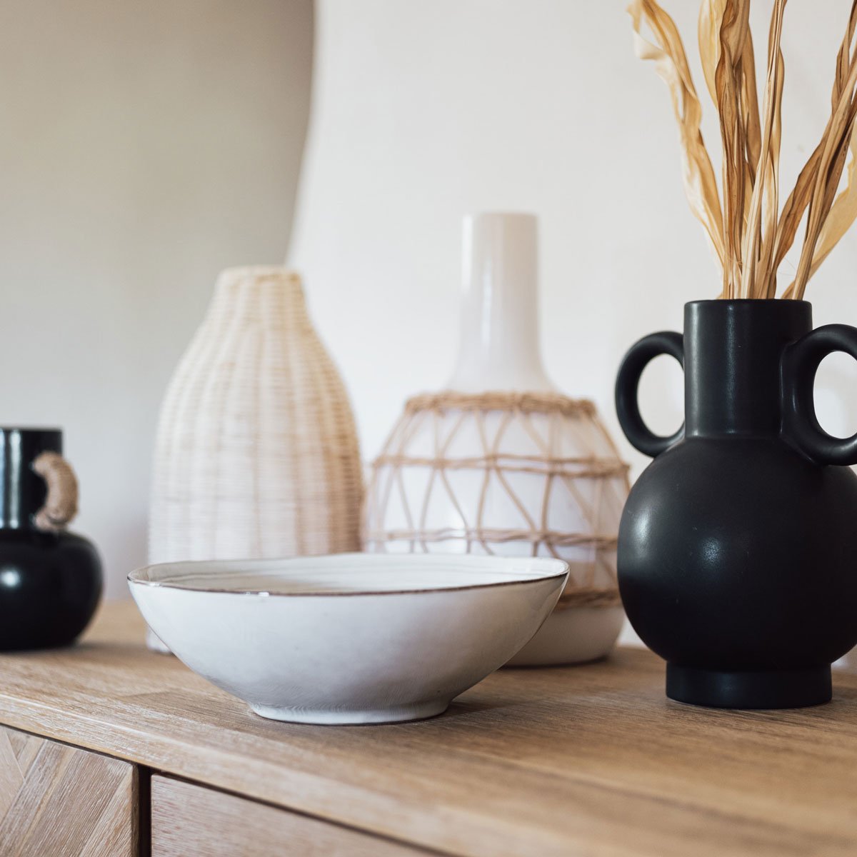 Saladeira FLOWER cinza 24cm