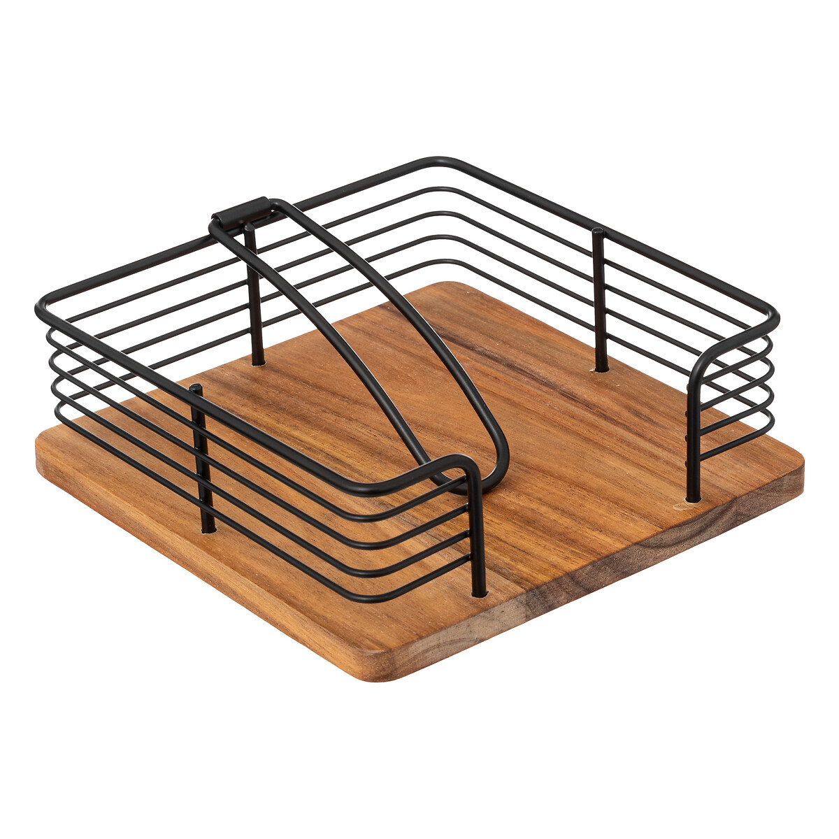 Suporte para guardanapos em madeira acácia