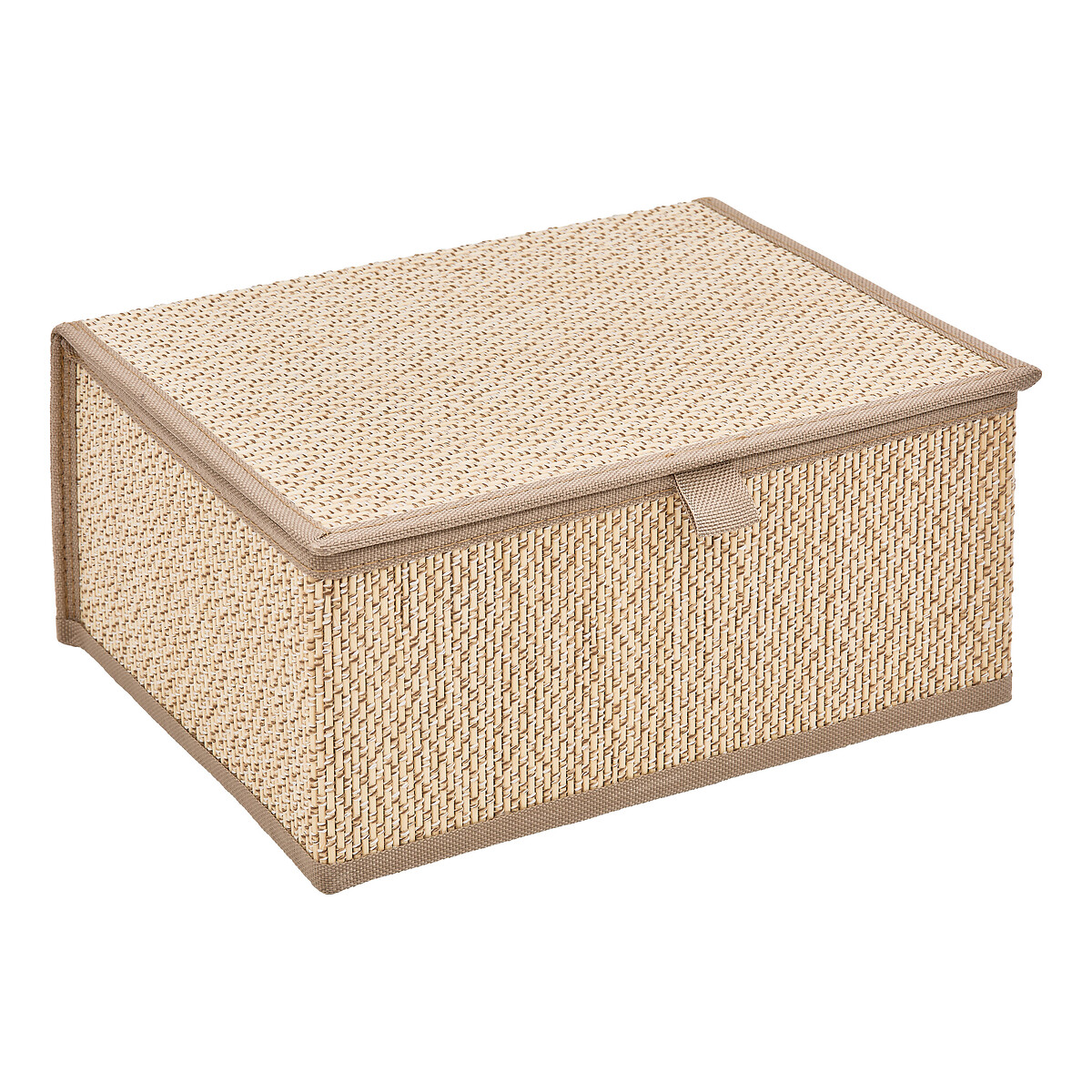 Conjunto de 3 caixas de arruma&ccedil;&atilde;o wc em bambu