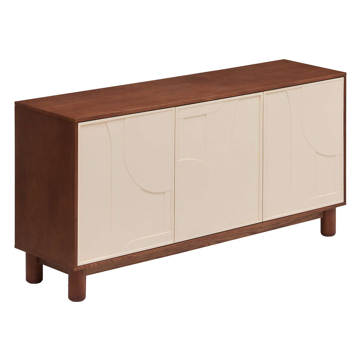 Aparador JILANI com 3 portas castanho