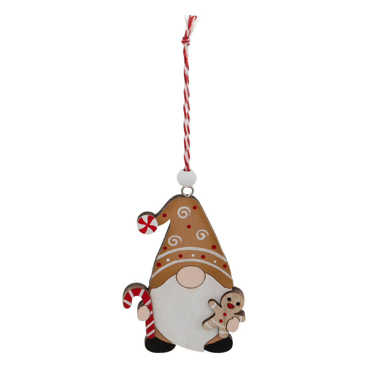 Conjunto de 3 pendurantes gnomo 10cm