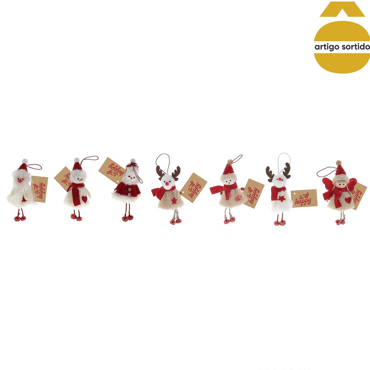 Pendurante de figuras de natal 19cm