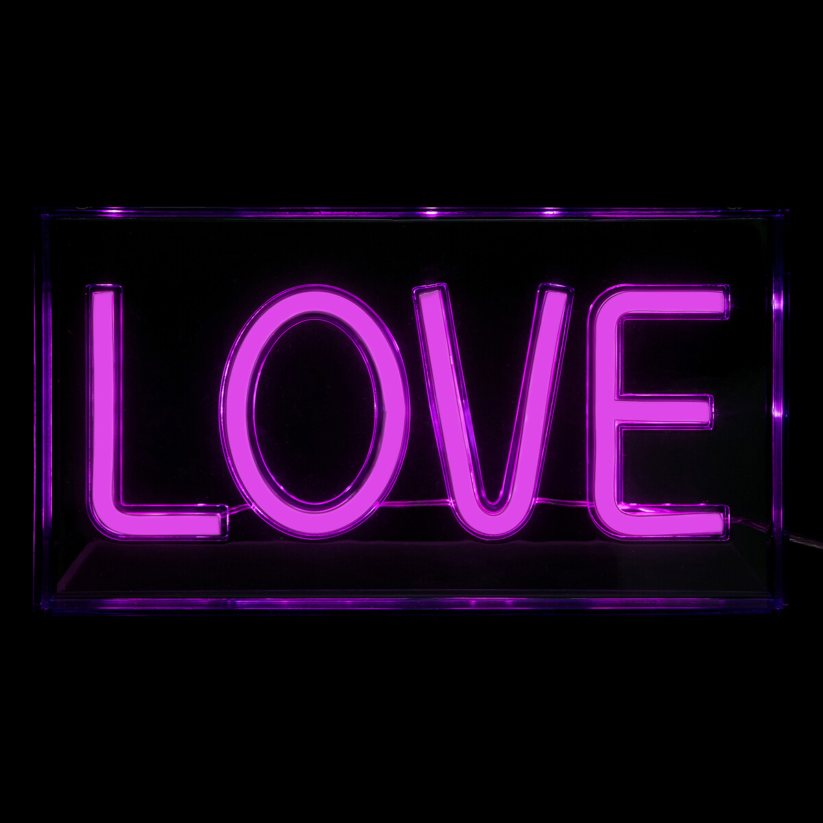 Decora&ccedil;&atilde;o de mural led Neon love