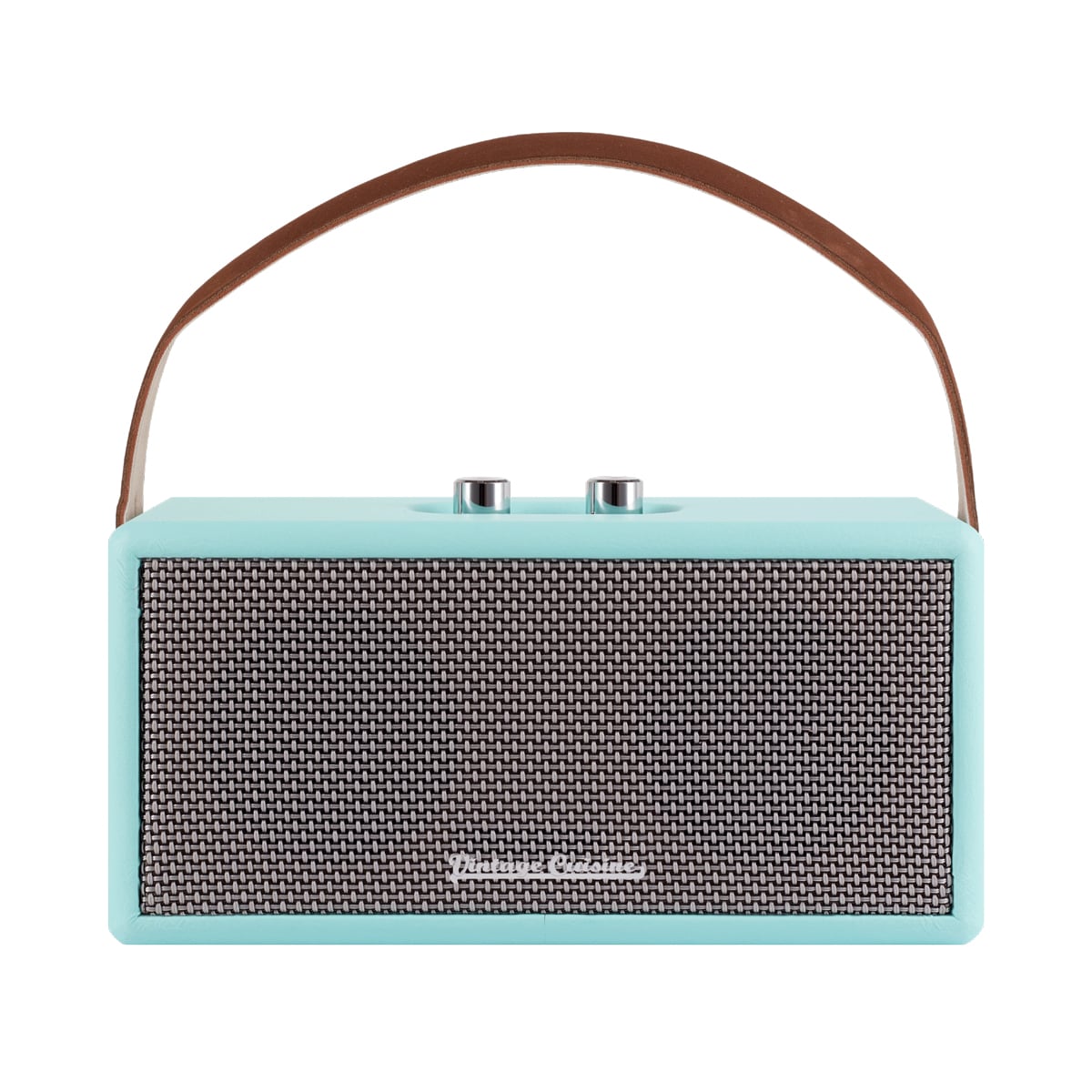 Coluna Port&aacute;til Retro Verde Menta Bluetooth Vintage Cuisine