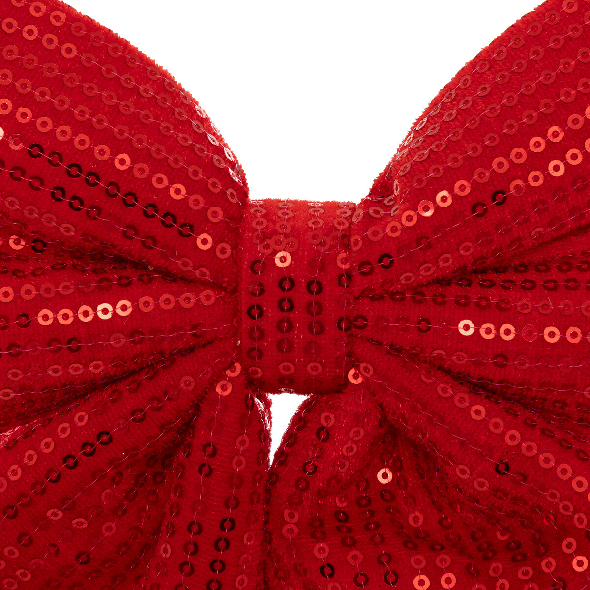 La&ccedil;o vermelho com brilhantes 24cm