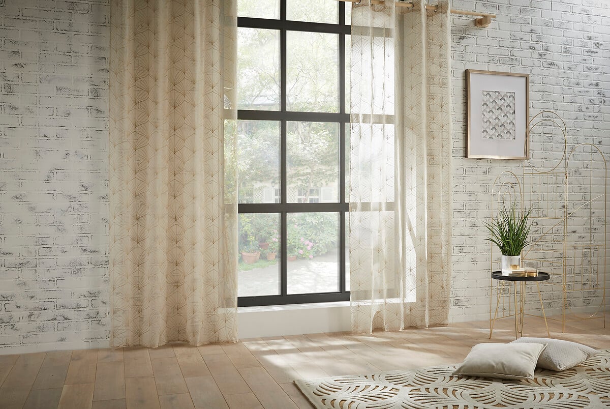 Cortina MIA bege 140x240cm