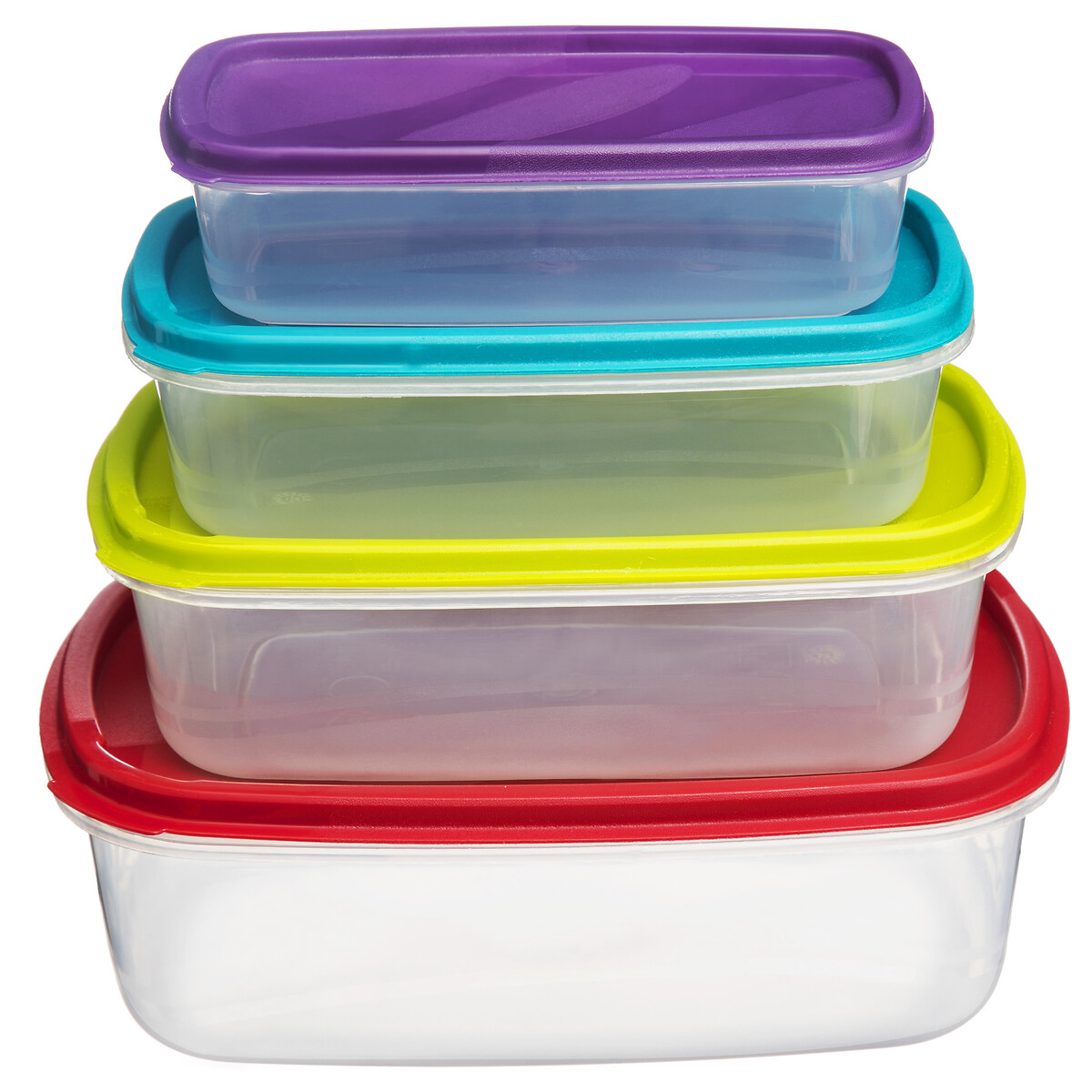 Conjunto de 4 caixas retangulares