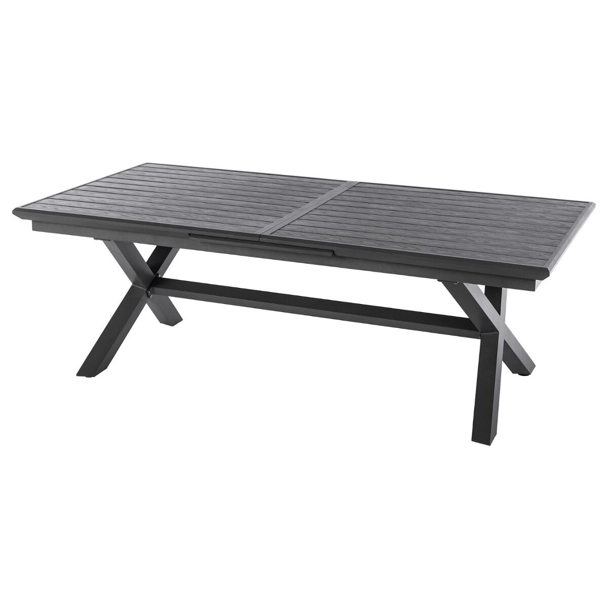 Mesa extensível AXIOME cinza ardósia 220-279cm,  Mesa extensível AXIOME cinza ardósia 220-279cm