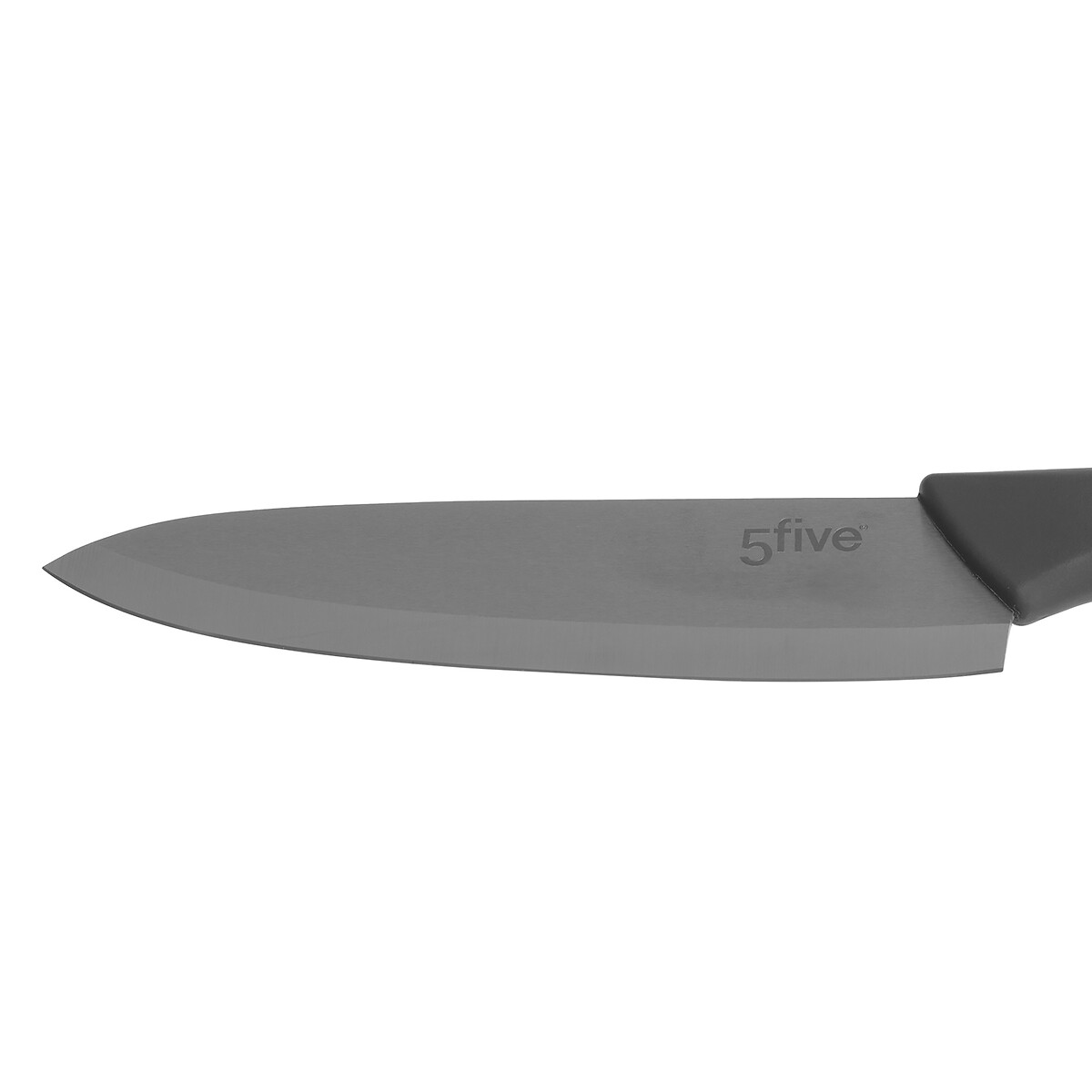 Faca em cer&acirc;mica com capa prote&ccedil;&atilde;o preta 7,5cm
