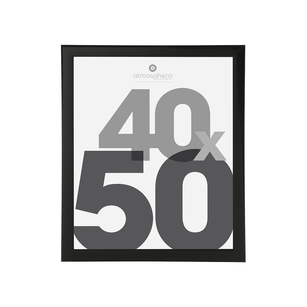 Moldura para fotos preta 40x50cm