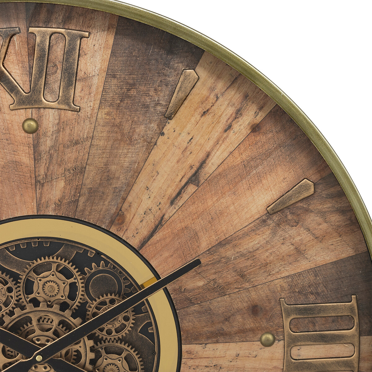 Rel&oacute;gio de parede KEANE em mdf 80cm