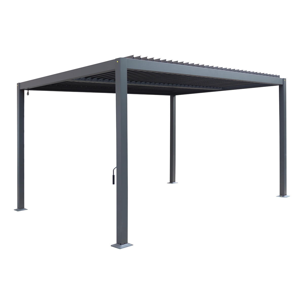 P&eacute;rgola EVONIS cinza graphite 4x3m