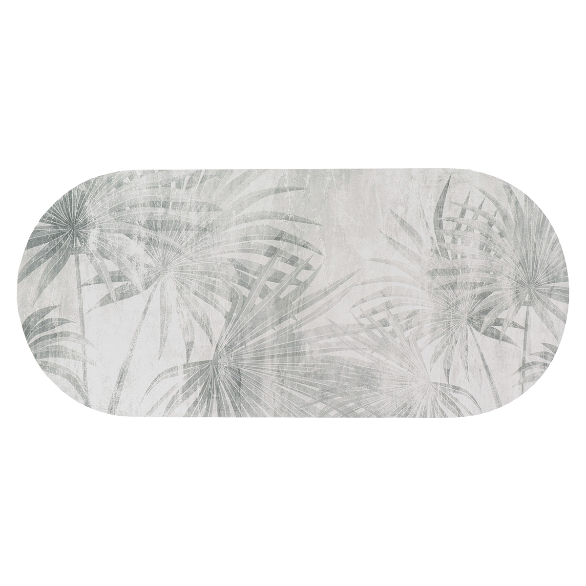 Tapete wc oval cinza OASIS URBAN