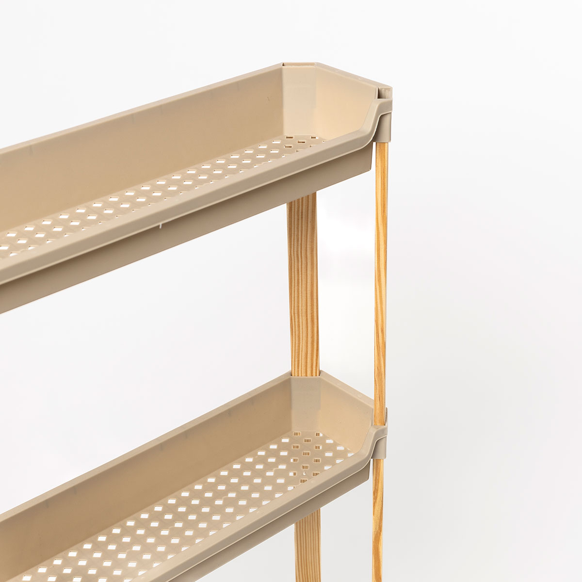 Estante multifuncional bege