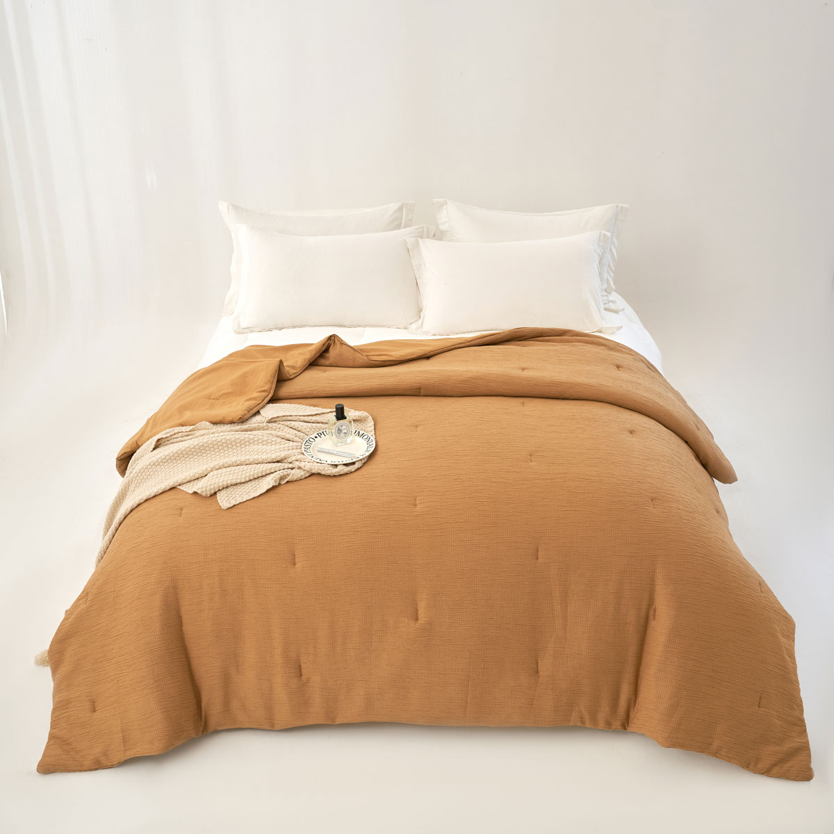 Edred&atilde;o CLEO ocre 220x240cm