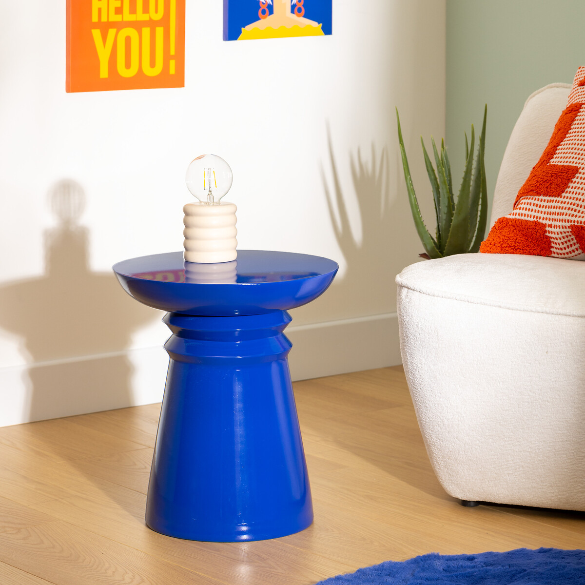 Mesa de apoio JAYA azul