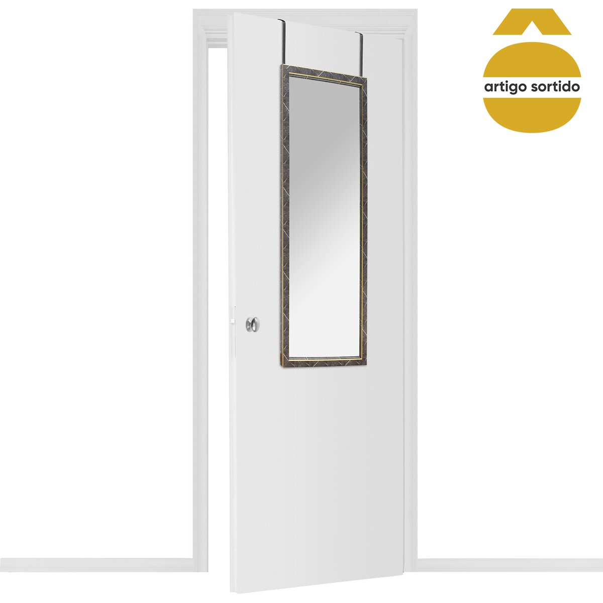 Espelho m&aacute;rmore para pendurar 94,5x34cm