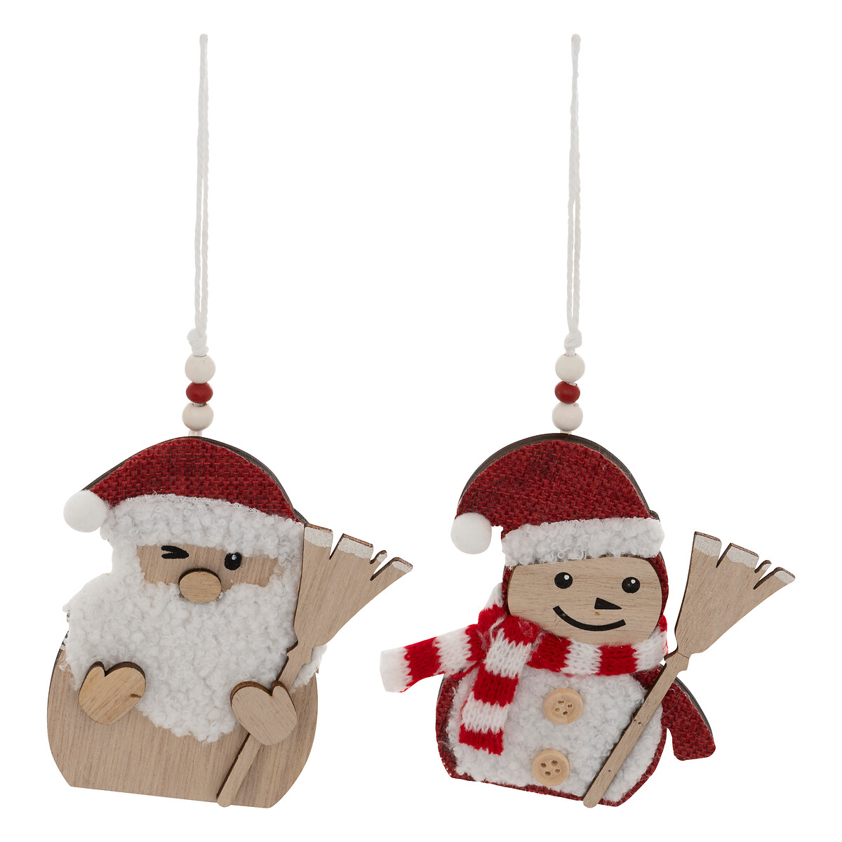 Conjunto de 2 pendurantes 12cm