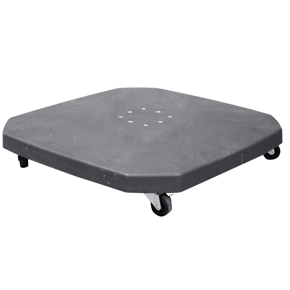 Base em betão para guarda-sós descentrados