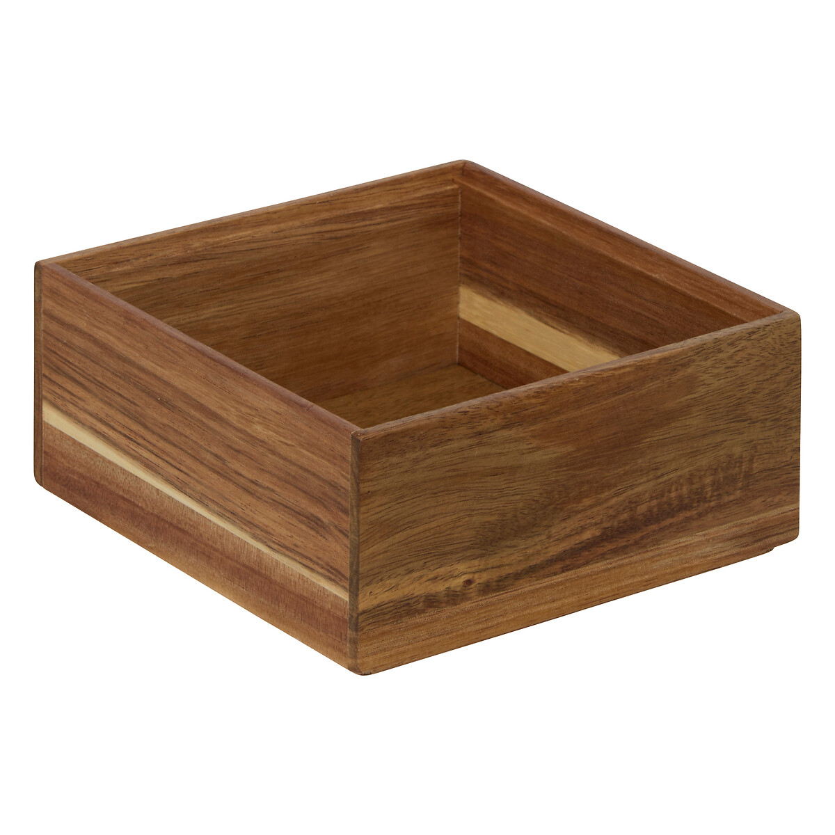 Organizador quadrado castanho