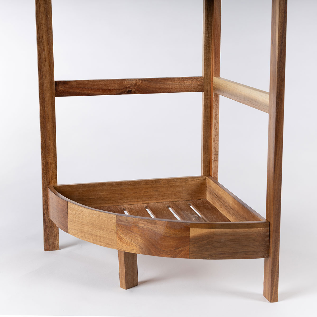 Móvel de canto wc com 3 prateleiras