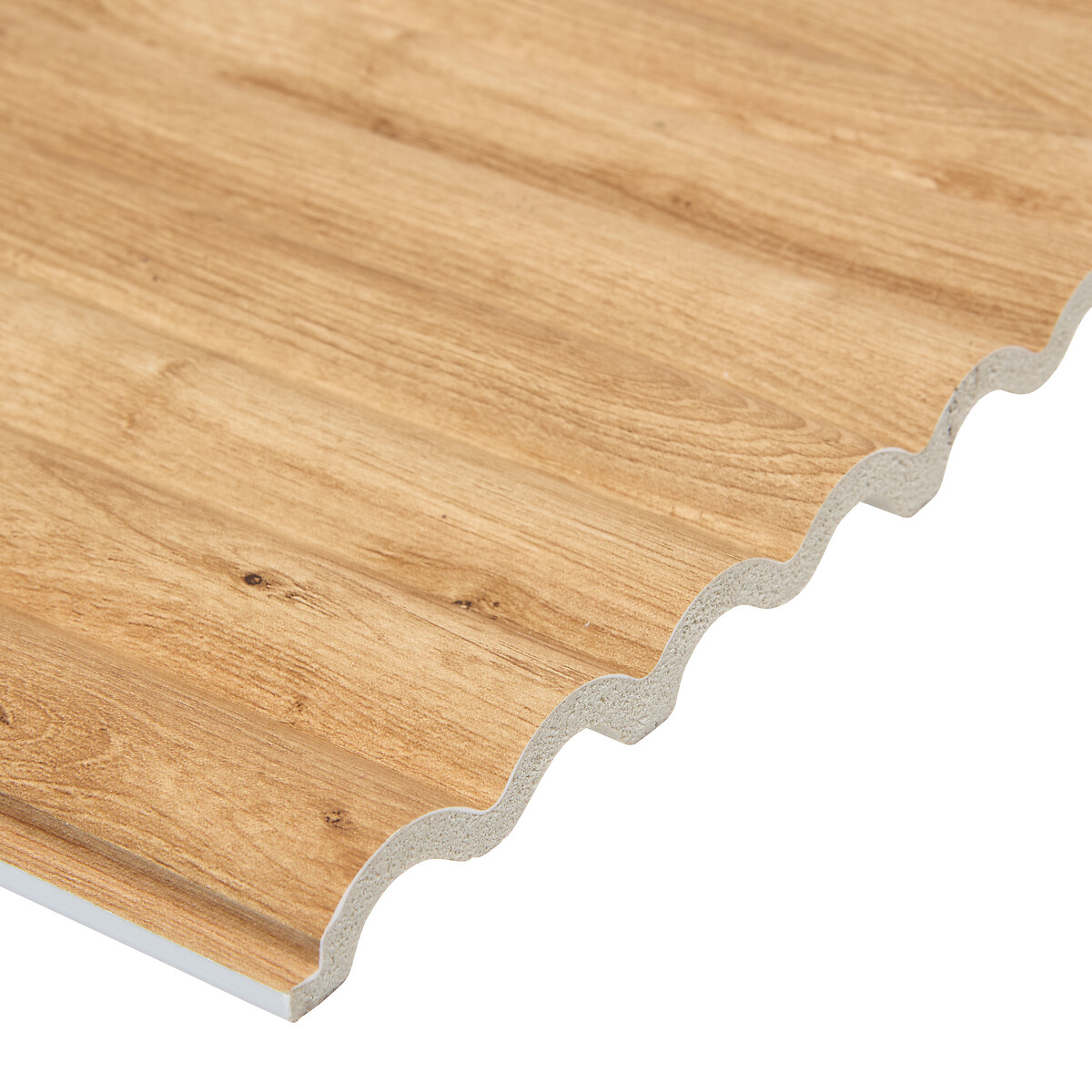 Conjunto de 2 pain&eacute;is decorativos ALCOV bege 120cm