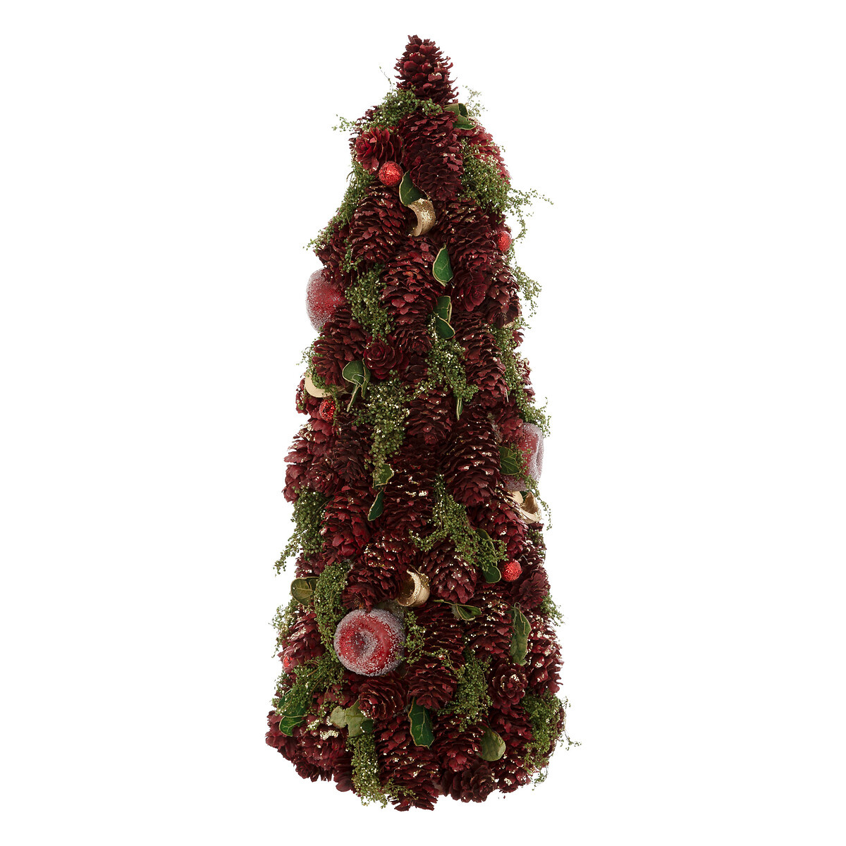 &Aacute;rvore de natal decorativa com pinha 40cm