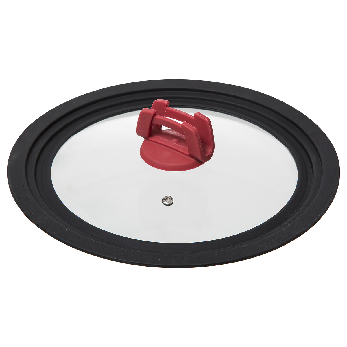 Tampa de vidro e silicone para caçarola,  Tampa de vidro e silicone para caçarola